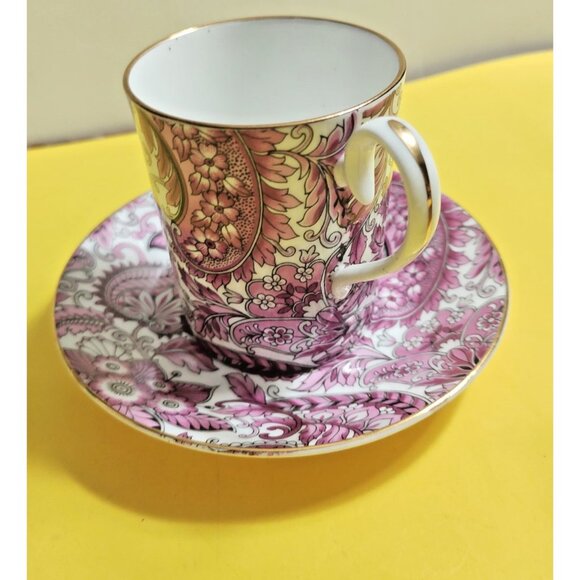 Royal Albert Arabesque Bone China Demitasse Cup & Saucer set - Picture 2 of 10